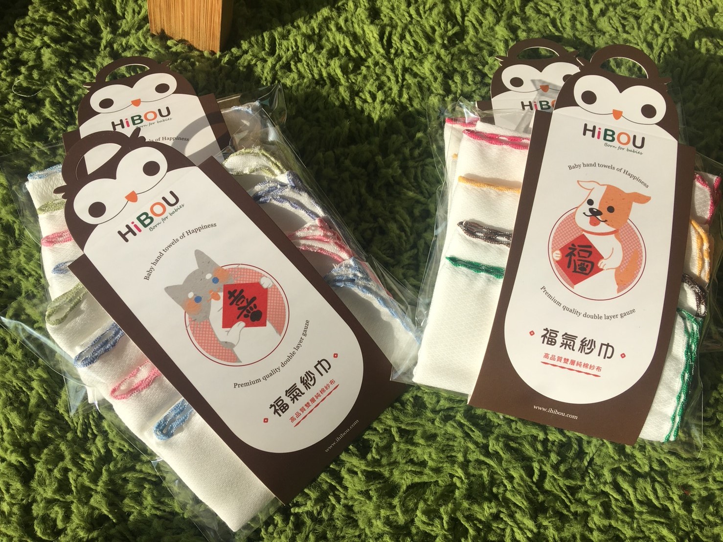 喜福紗布巾多包包裝實拍,展示包邊與小鷹提卡